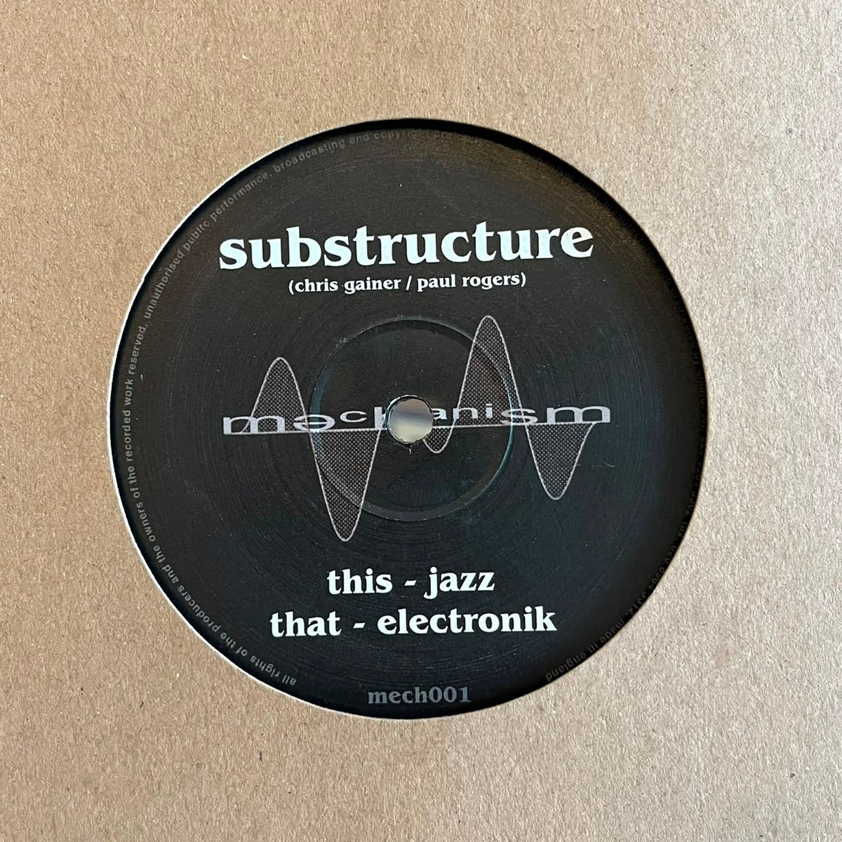 Substructure – Jazz / Electronik (VINYL / USED)