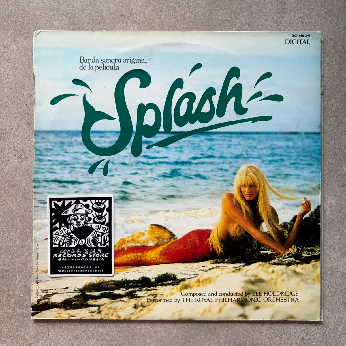 Lee Holdridge, The Royal Philharmonic Orchestra* – Splash (Banda Sonora Original De La Película) (VINYL / USED)