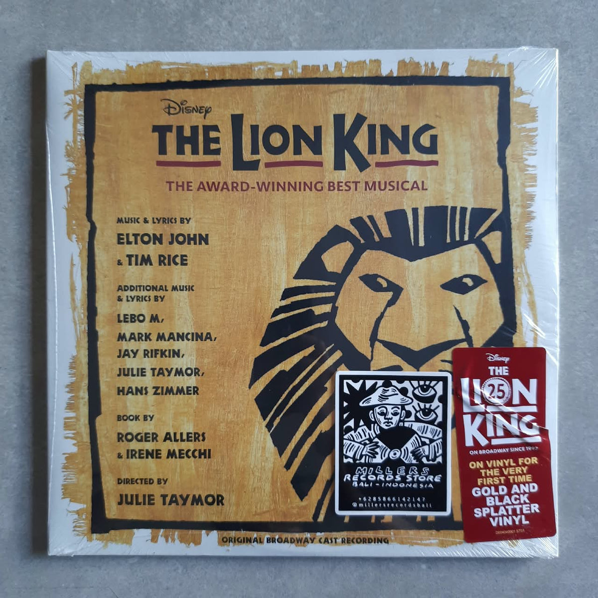 Various – The Lion King - Original Broadway Cast Recording (VINYL / NEW)