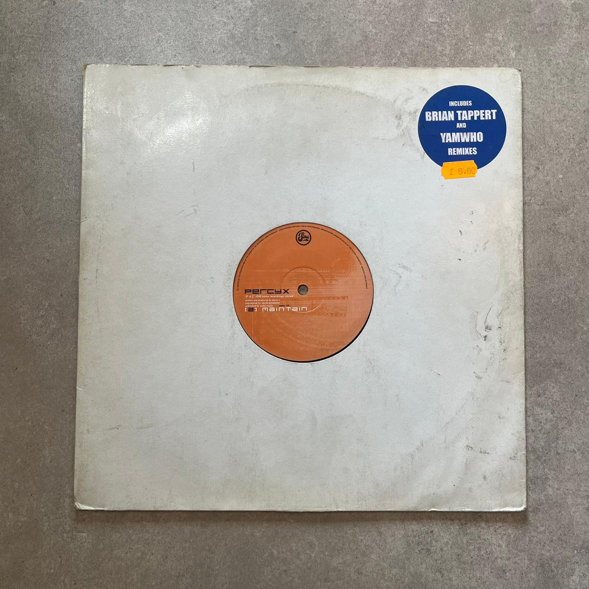 Percy X – Maintain (VINYL / USED)