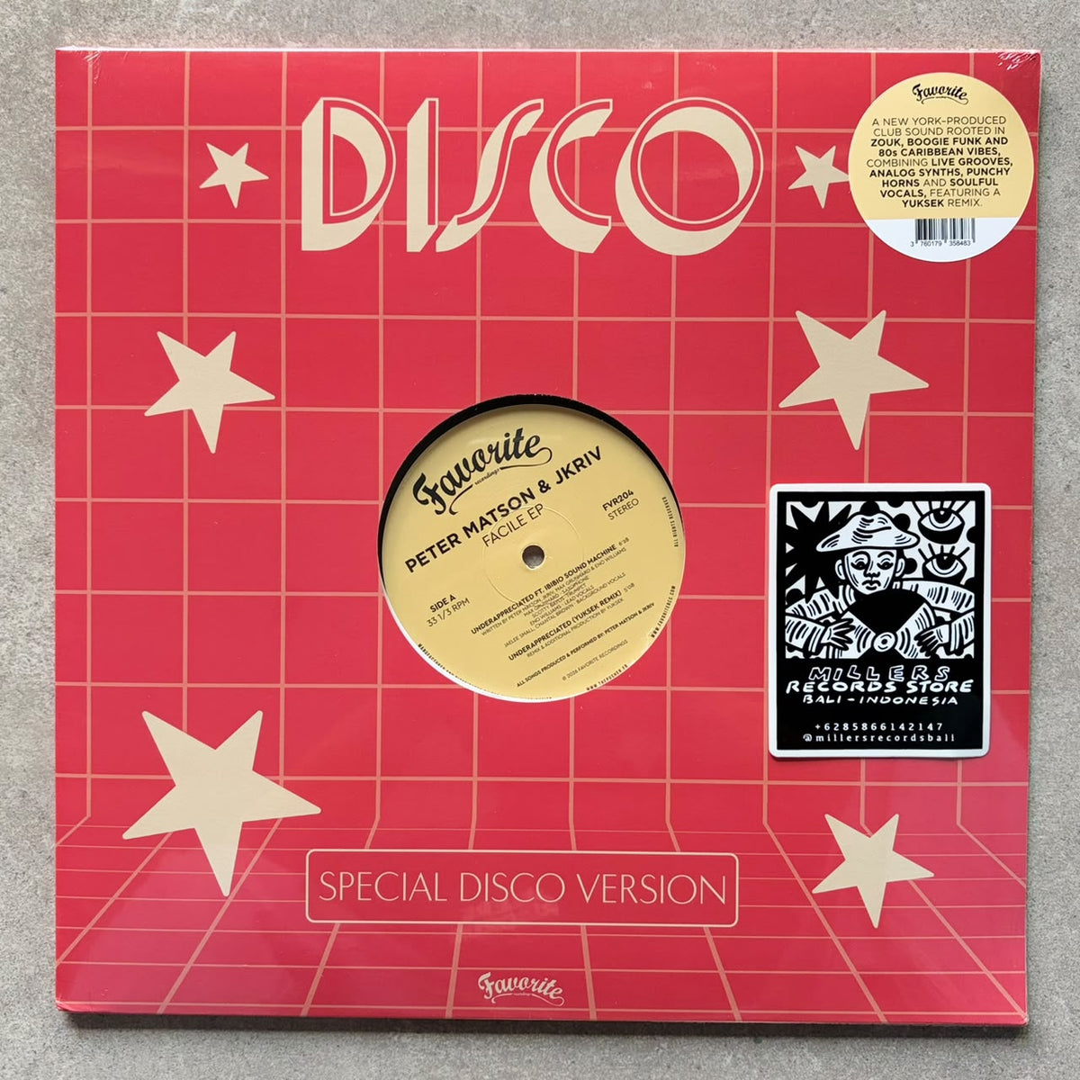Peter Matson & JKriv – Facile EP (VINYL / NEW)