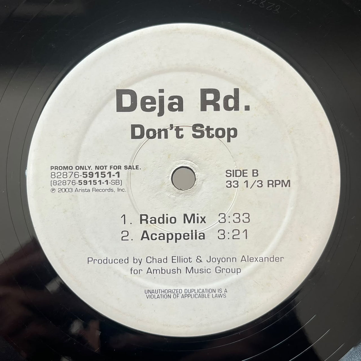 Deja Rd. – Don't Stop (VINYL/USED)