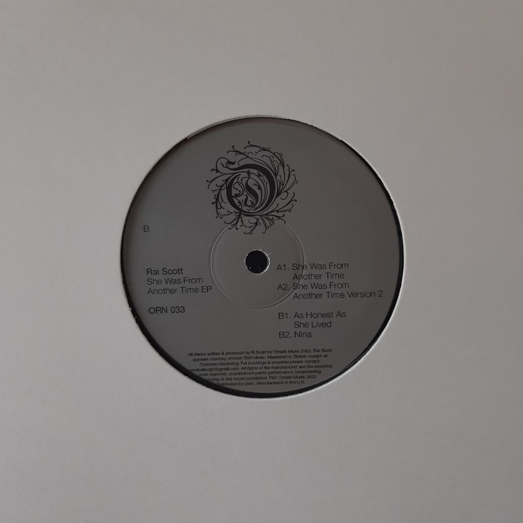 Rai Scott – She Was From Another Time EP (VINYL/NEW)