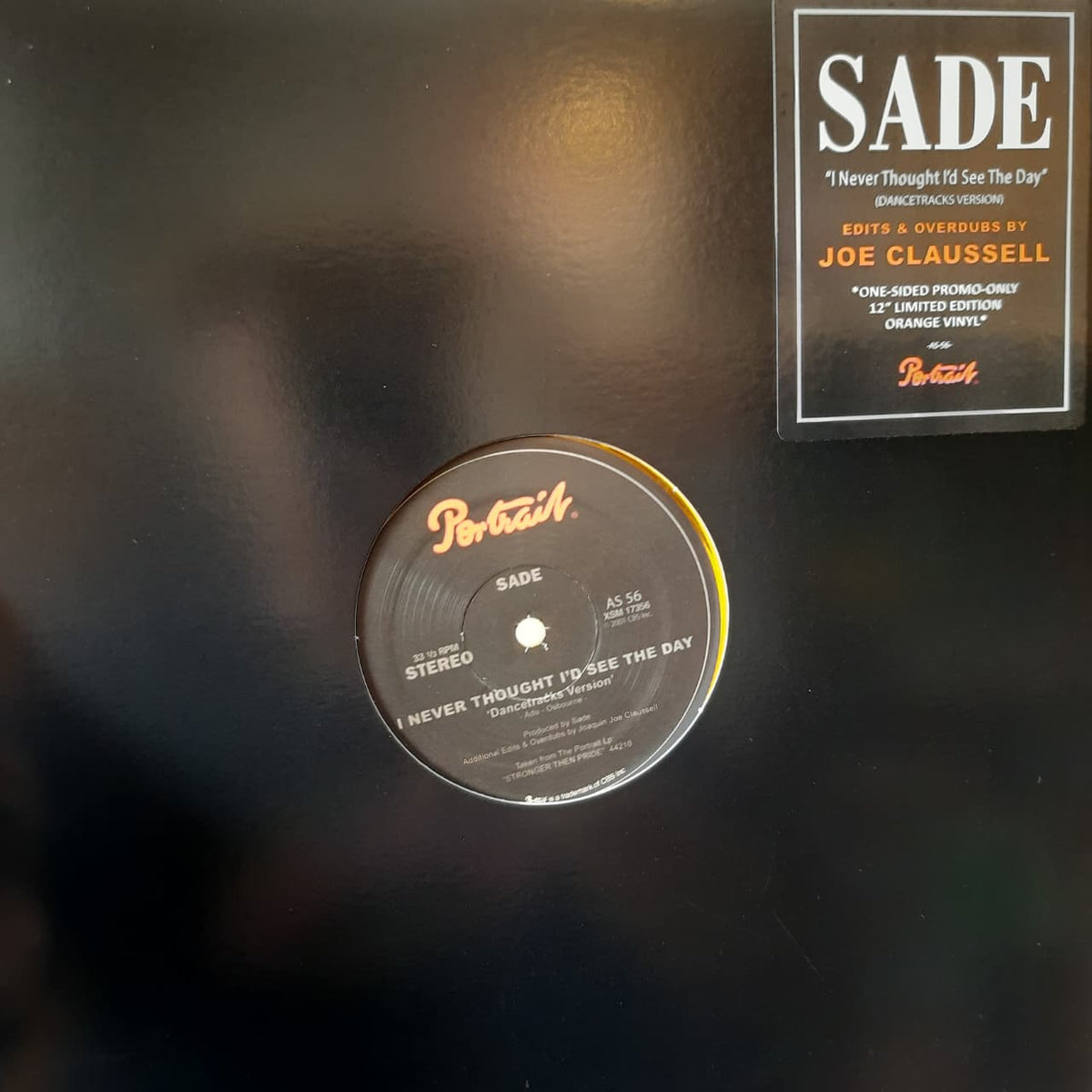 Sade – I Never Thought I'd See The Day (Dancetracks Version) (VINYL/NEW)