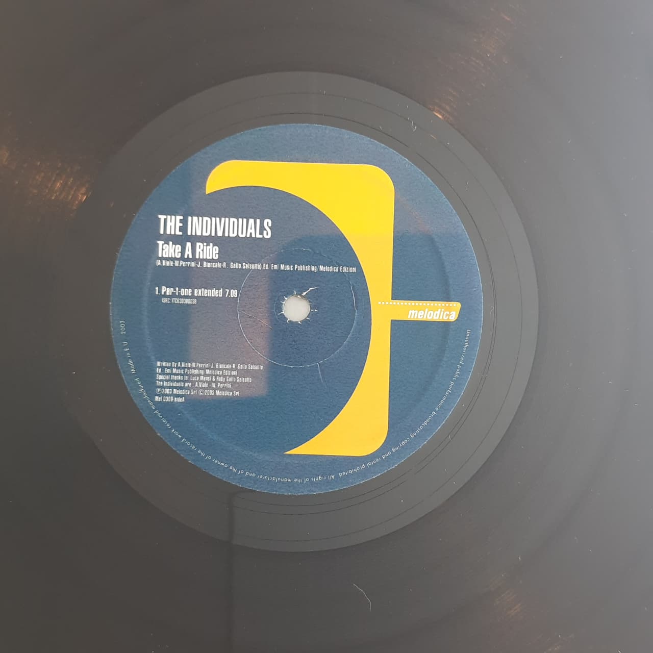 The Individuals – Take A Ride  (VINYL / USED)