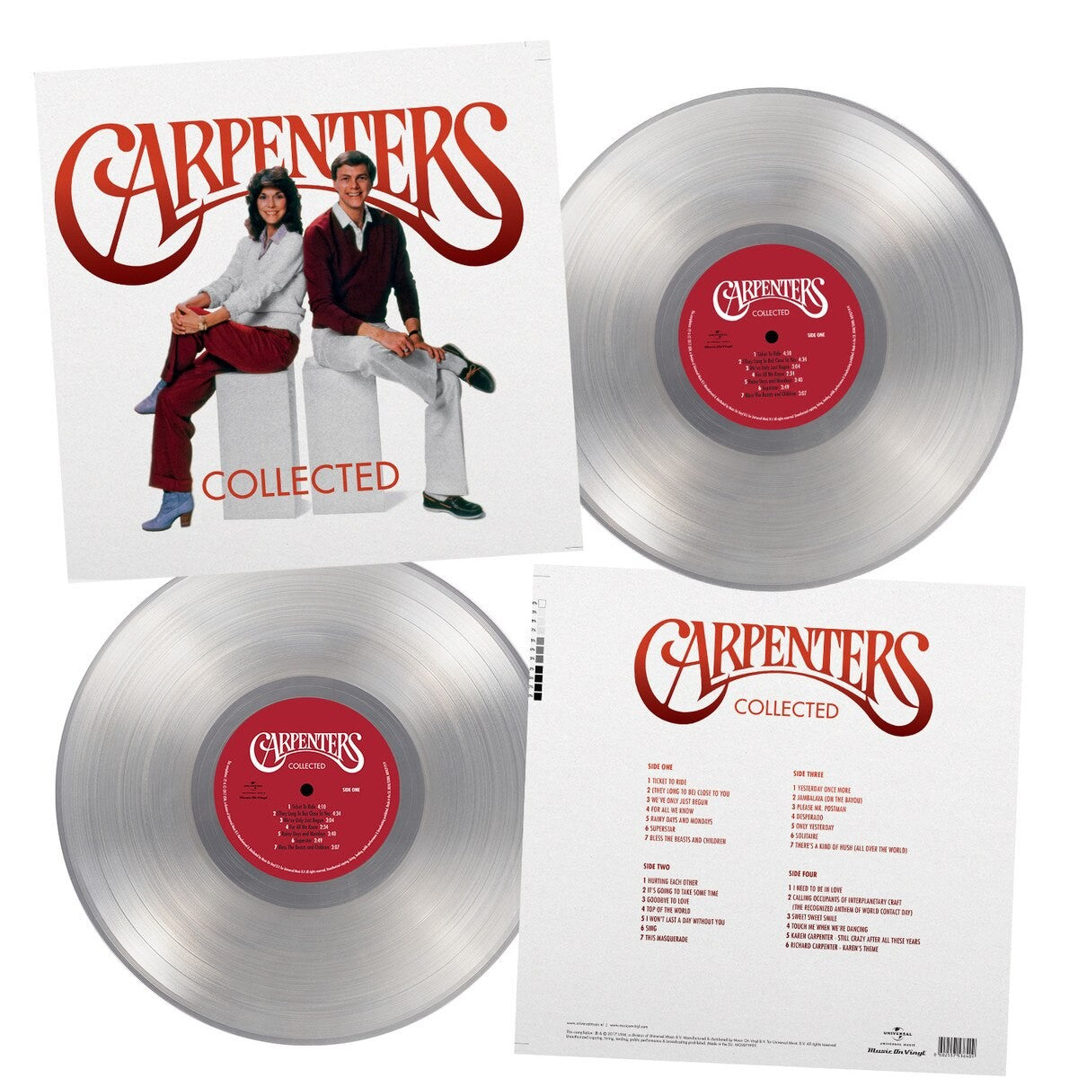 The Carpenters - Collected (2LP Crystal Clear Coloured) (VINYL / NEW)